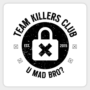 Team Killers Club (black) Sticker